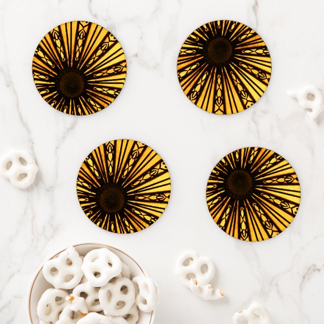 Sunburst Coaster Set (In Situ)