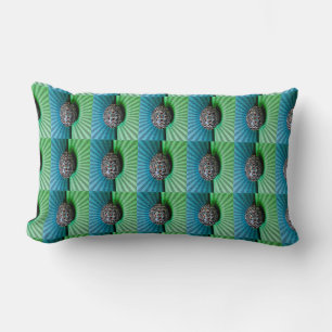 Sunburst Easter Egg Lumbar Pillow