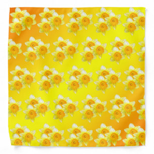 Sunburst Golden Daffodils, Bandana
