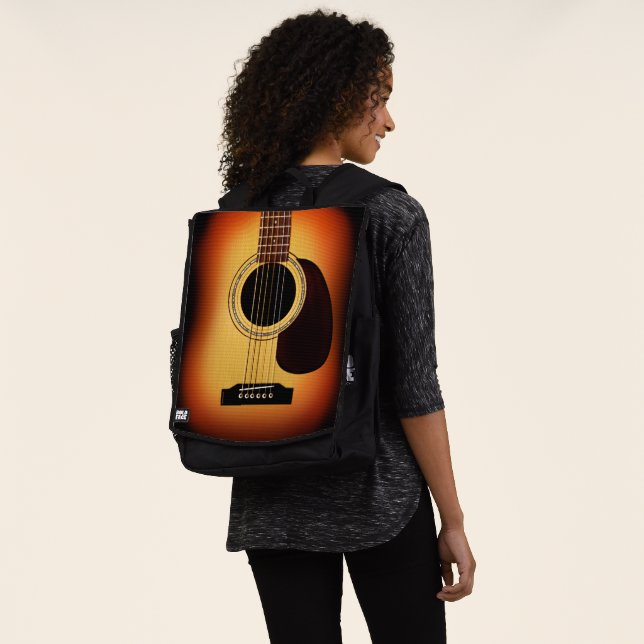 Sunburst Guitar Backpack (Worn)