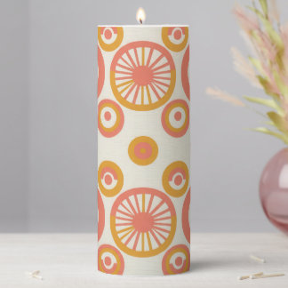 Sunburst Harmony Pillar Candle