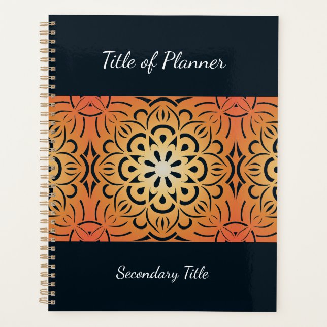 Sunburst Mandala Planner (Front)