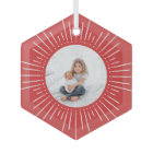 Sunburst Personalized Photo | Red