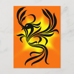 Sunburst Phoenix Postcard