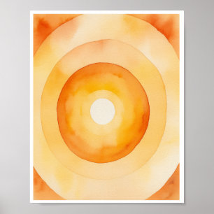 Sunburst Poster Wall Art Room Decor