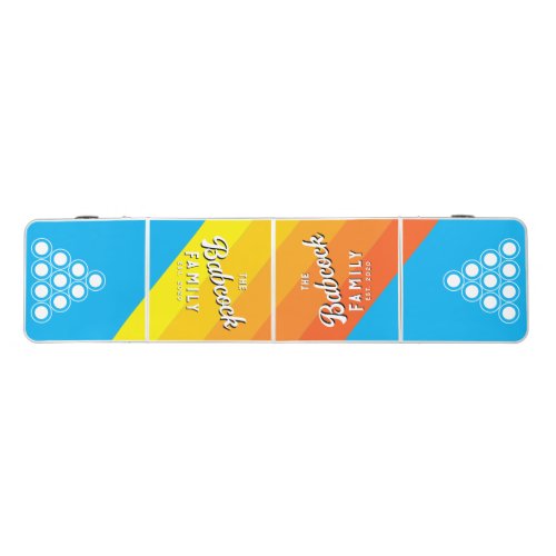 Sunburst Sea Stripes Family Name & Year