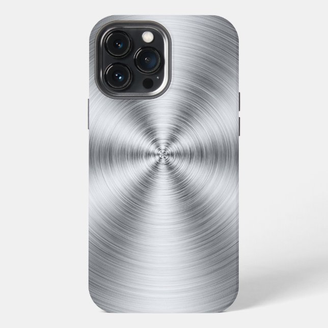 Sunburst Stainless Print Iphone Case (Back)
