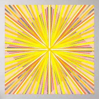Sunburst String Poster