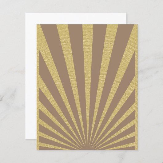Sunburst stripes posters (Front/Back)