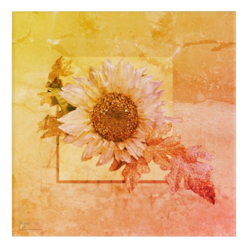 Sunburst Sunflower  Acrylic Print