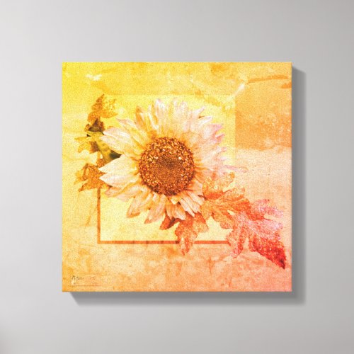 Sunburst Sunflower  Canvas Print