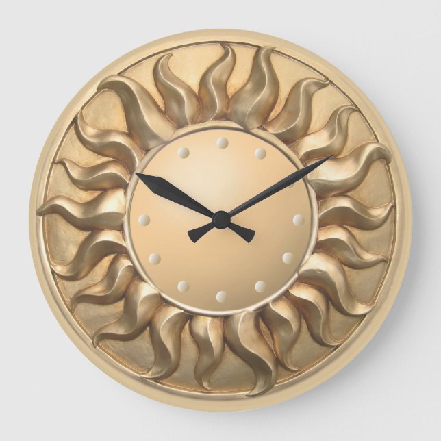 Sunburst Wall Clock (Front)