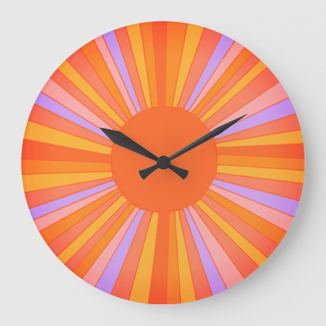 Sunburst Wall Clock (Front)