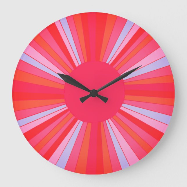 Sunburst Wall Clock (Front)