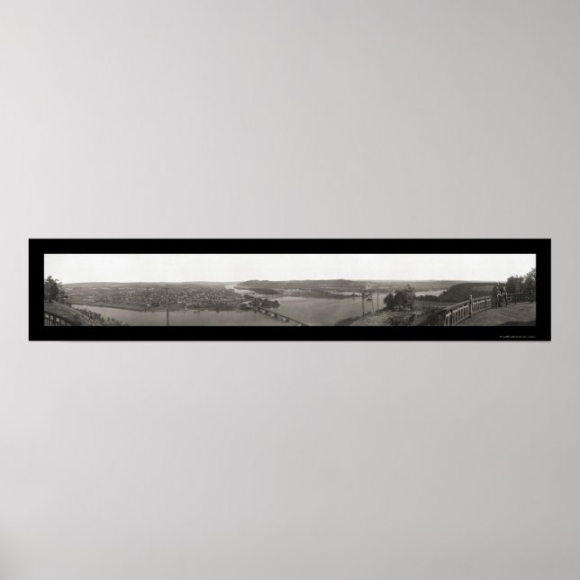 Sunbury Northumberland Photo 1904 Poster (Front)