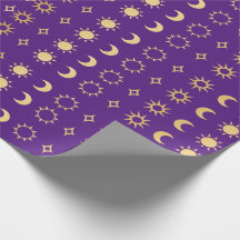 Sund and Moon Designer Wrapping Paper
