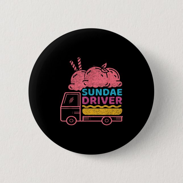 Sundae Driver Weed Strain  Button (Front)