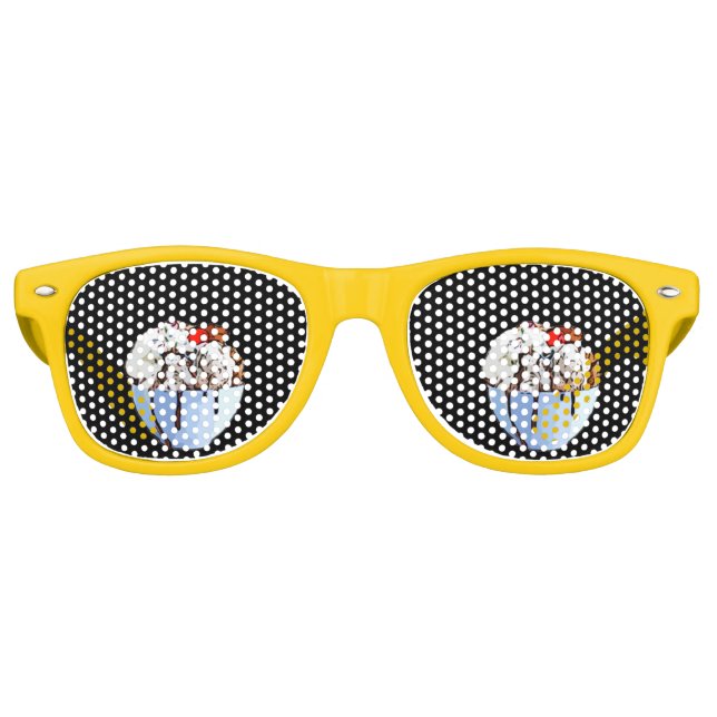 Sundae in a bowl retro sunglasses (Front)