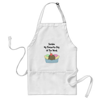 Sundae My Favorite Day Adult Apron
