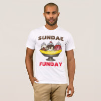 SUNDAE (SUNDAY) FUNDAY Ice Cream Banana Split Food