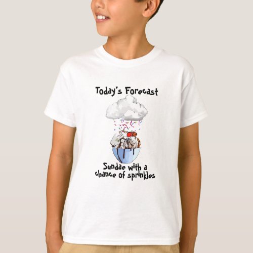 Sundae with a Chance of Sprinkles T_Shirt