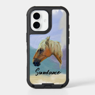 "Sundance" - Horse Portrait - Personalize Your iPhone 17 Case