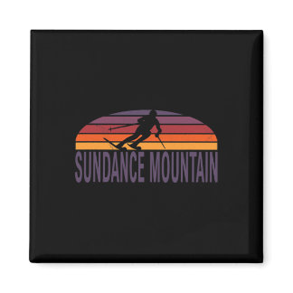 Sundance Mountain Utah Usa Ski Resort Snowboarding Magnet