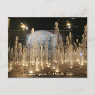Sundance Square Chisholm Trail Mural Postcard