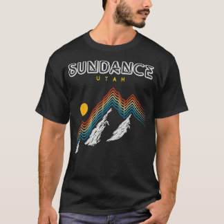 Sundance Utah USA hiking and climbing 1980s Retro T-Shirt