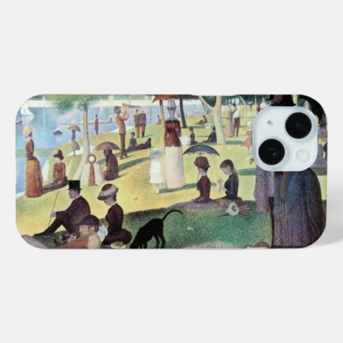 Sunday Afternoon Island La Grande Jatte by Seurat iPhone 15 Case