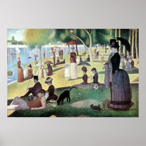 Sunday Afternoon Island La Grande Jatte by Seurat Poster