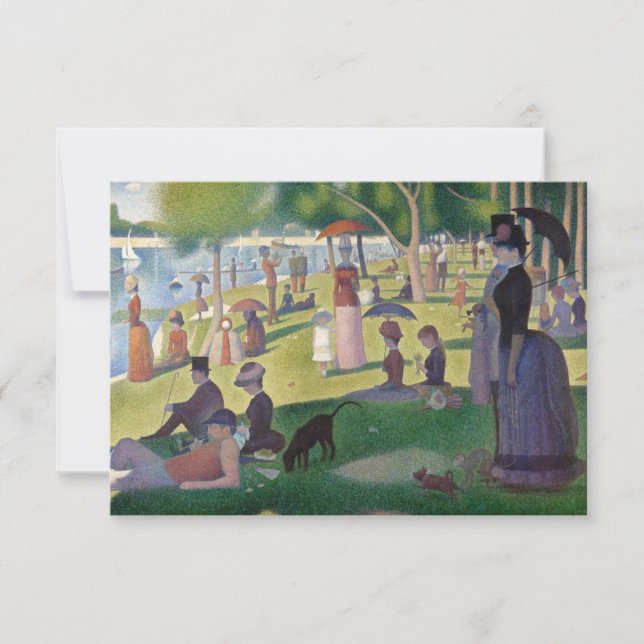 Sunday Afternoon on the Island of La Grande Jatte Invitation (Front)