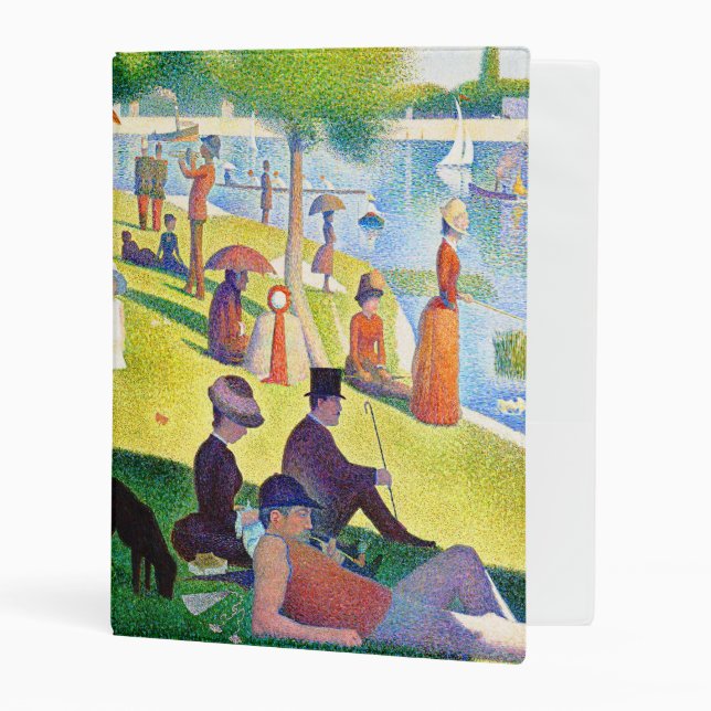 Sunday Afternoon On The Island Of La Grande Jatte Mini Binder (Front/Inside)