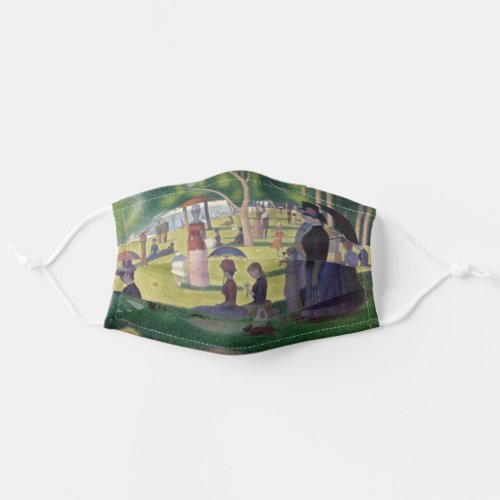 Sunday Afternoon Seurat Neo Impressionist Painting Adult Cloth Face Mask