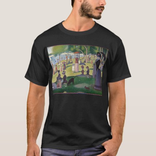 Sunday Afternoon Seurat Neo Impressionist Painting T_Shirt