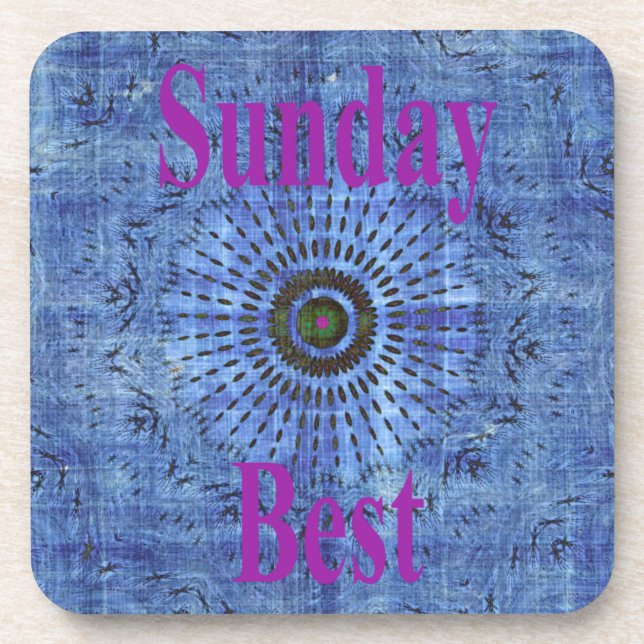 Sunday Best Beverage Coaster (Front)