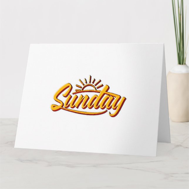 SUNDAY BEST SUMMER CARD (Front)