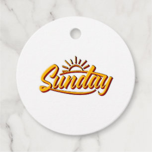 SUNDAY BEST SUMMER FAVOR TAGS
