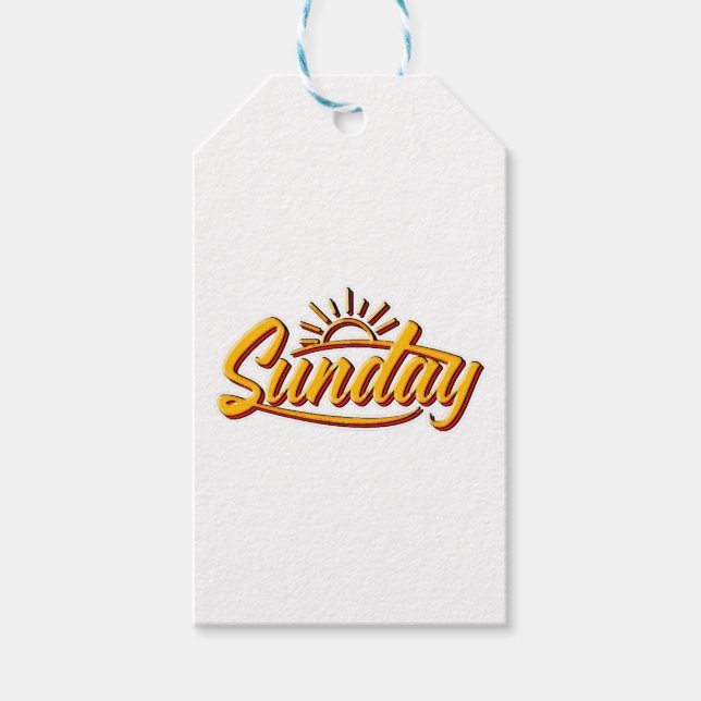 SUNDAY BEST SUMMER GIFT TAGS (Front)