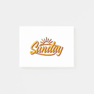 SUNDAY BEST SUMMER POST-IT NOTES