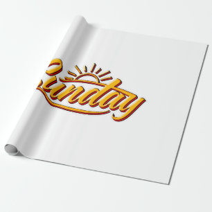 SUNDAY BEST SUMMER WRAPPING PAPER