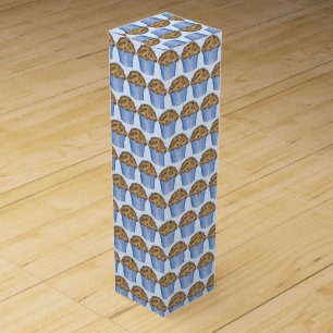 Sunday Breakfast Brunch Party Blueberry Muffin Wine Box