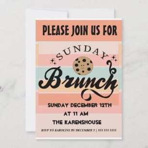 Sunday Brunch Invitation