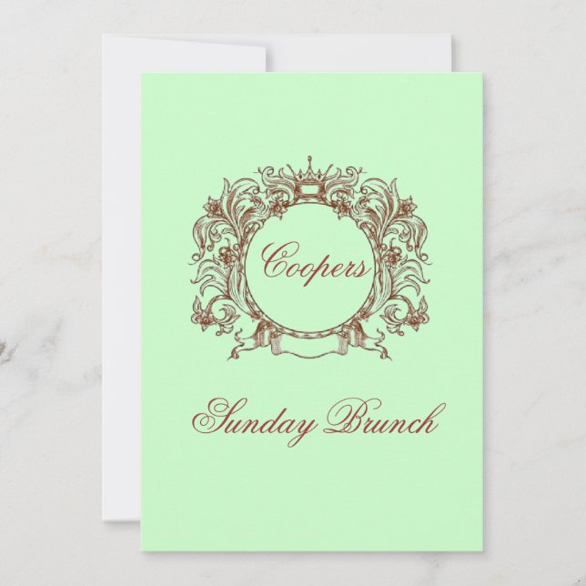 Sunday Brunch Invites (Front)