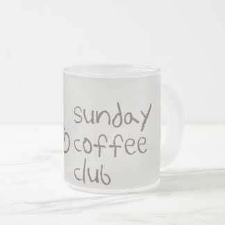 Sunday Coffee Club Mug | Cozy Coffee Lover Quote