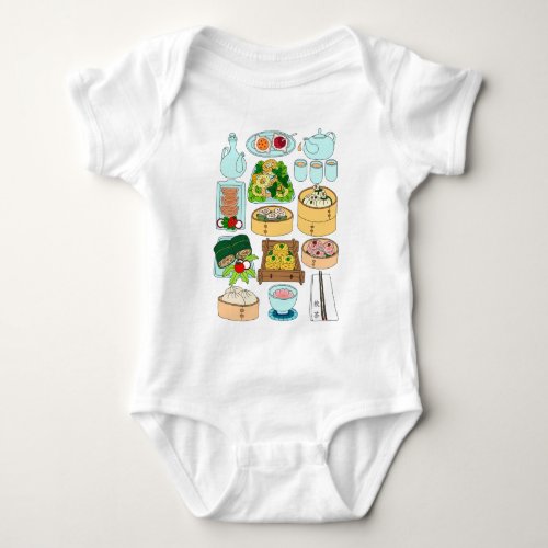 Sunday Dim Sum Baby Bodysuit