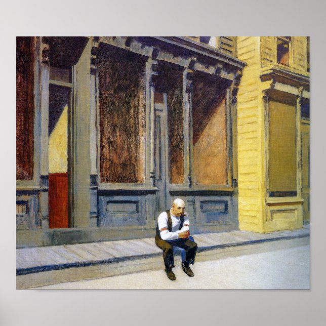 Sunday | Edward Hopper | Poster (Front)