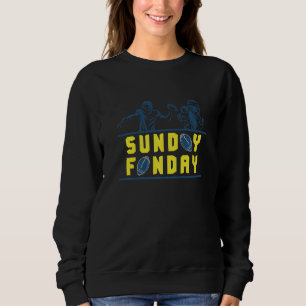 Sunday Funday American College Football Premium Sweatshirt
