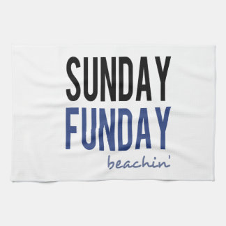 Sunday Funday Beachin' Towel