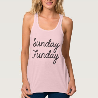 Sunday Funday flowy women's tank
